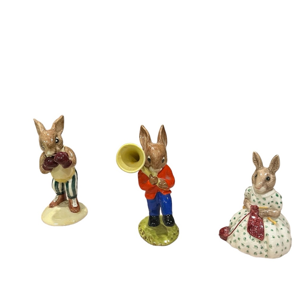 Bunnykins - boxer - busy needles and tuba player